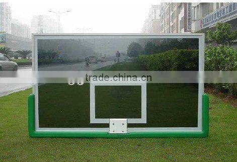 12mm Tinted Tempered Glass With All Aluminum Frame Basketball Backboard