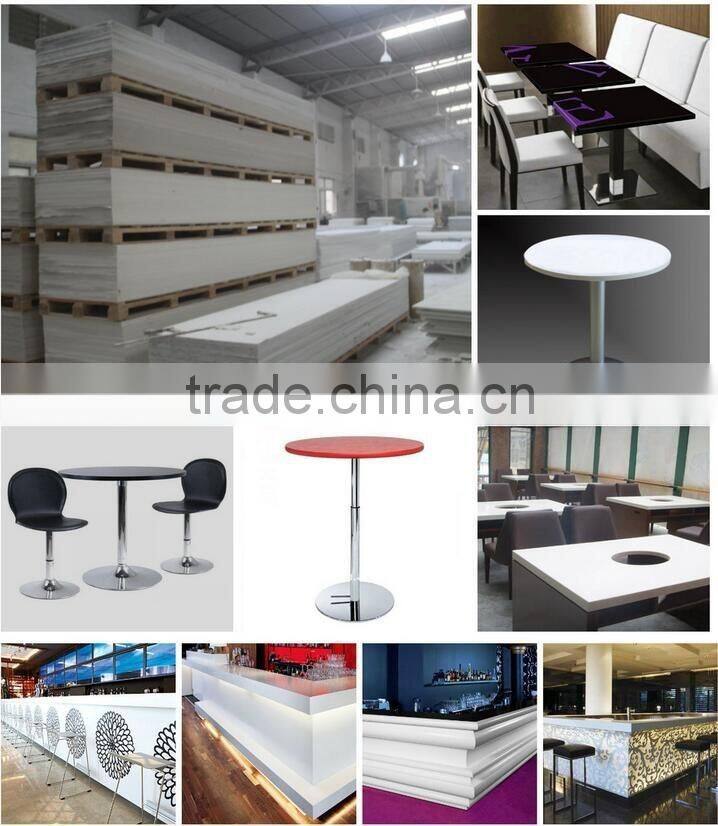 Reliable Stone Manufacturer Pure Acrylic Solid Surface Sheets for decoration