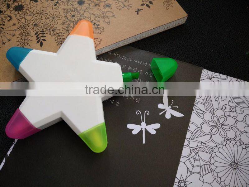 high quality hot selling Promotional gift flower shaped highlighter pen