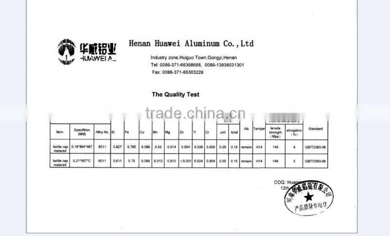 1050 aluminum circle for pan