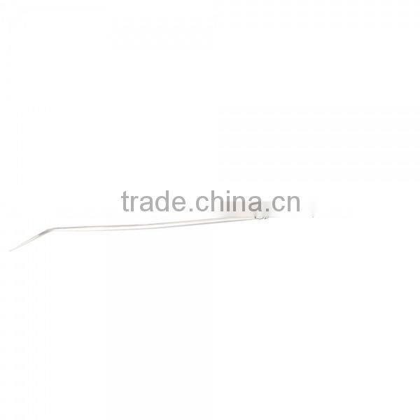 BST-36A Highly Precise Stainless Steel Curved Flat Tip Tweezers Tool