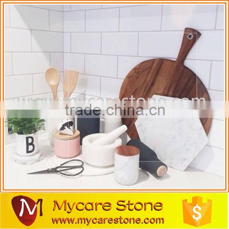 natural marble polished serving plate marble tableware