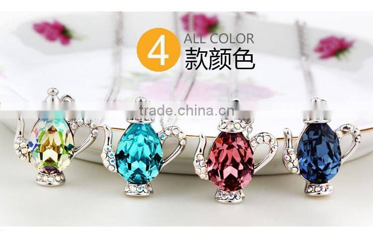 2014 Summer fashionable necklace crystal made with crystal 10682