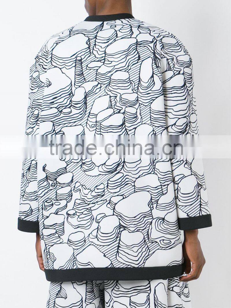 Daijun oem fashion 100% cotton full printing men custom 3d sweatshirt