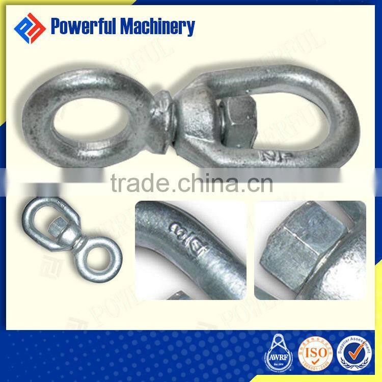 China Supply Drop Forged US Type G-401 High Tensile Chain Swivel Manufacturer