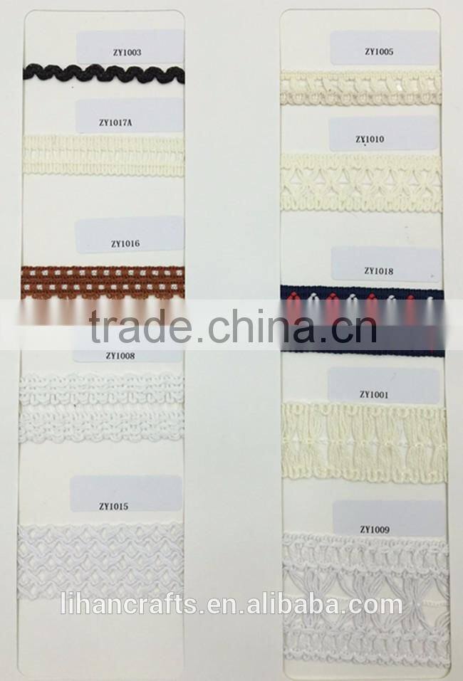 Wholesale High Quality H0907 Lace Ribbon,Crocheted Lace,100% Cotton Lace
