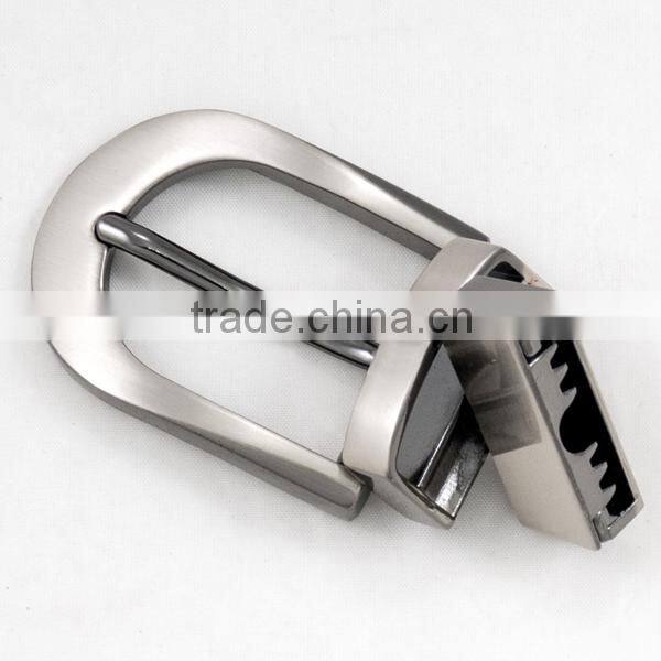 Reversible famous 2cm man nickel alloy press clip pin belt buckle