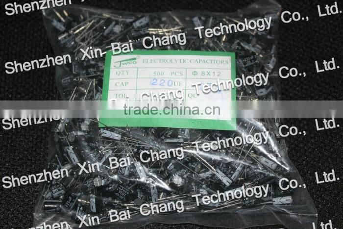 Alumium Electrolytic 1500uf 25V 13x20 Induction Heating Capacitors