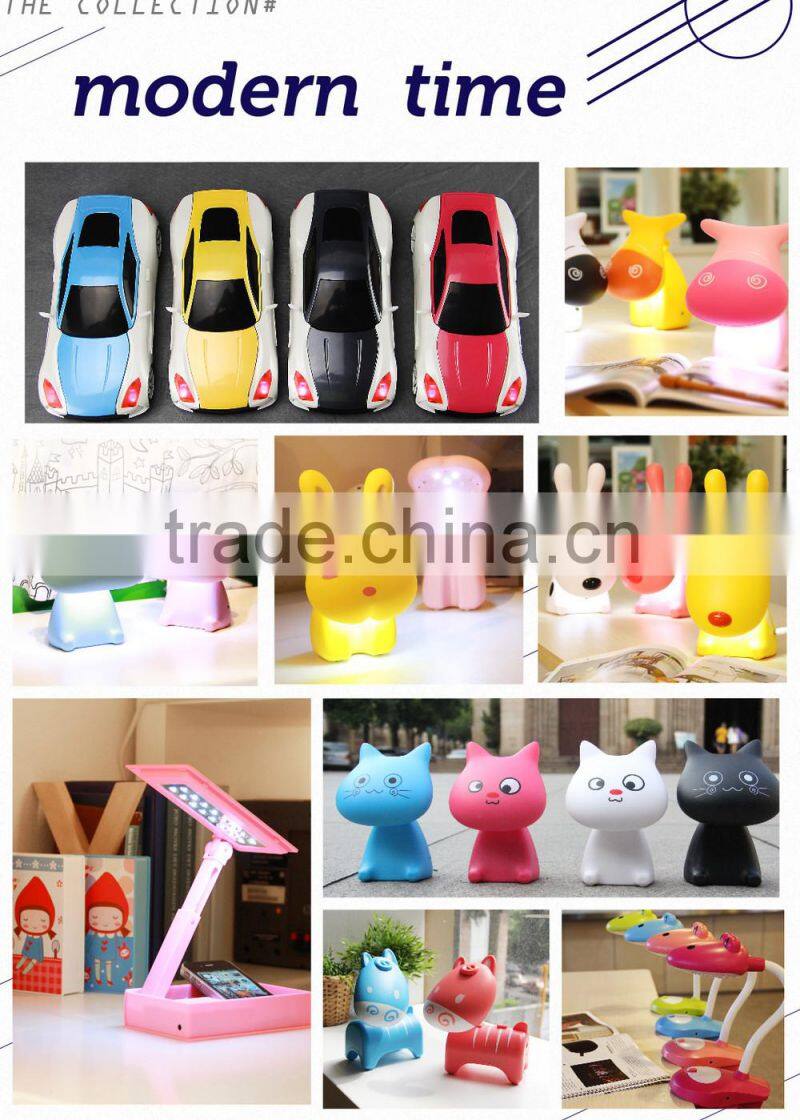 Modern cute wireless battery powered children kids led study sheep desk lamp