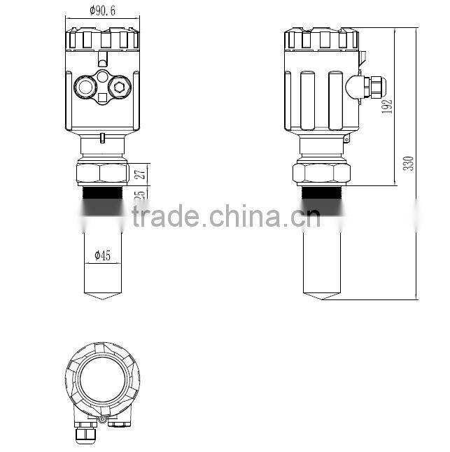 Smart 4-20mA Anticorrosive Radar Level meter