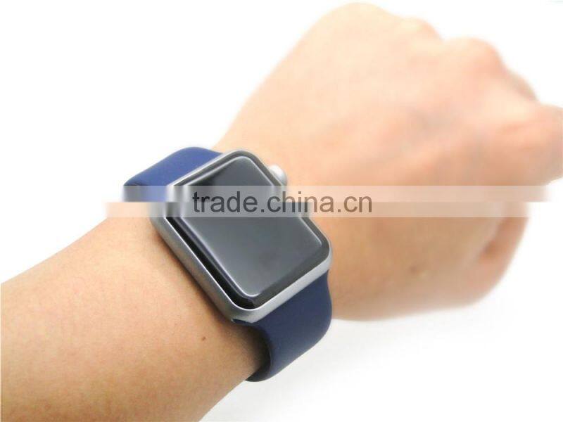 2016 popular colorful silicone watch belt changed watch belt