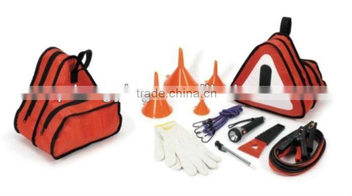 New Arrival Car Auto 4 in 1 Emergency Safety Hammer Flashlight Kit