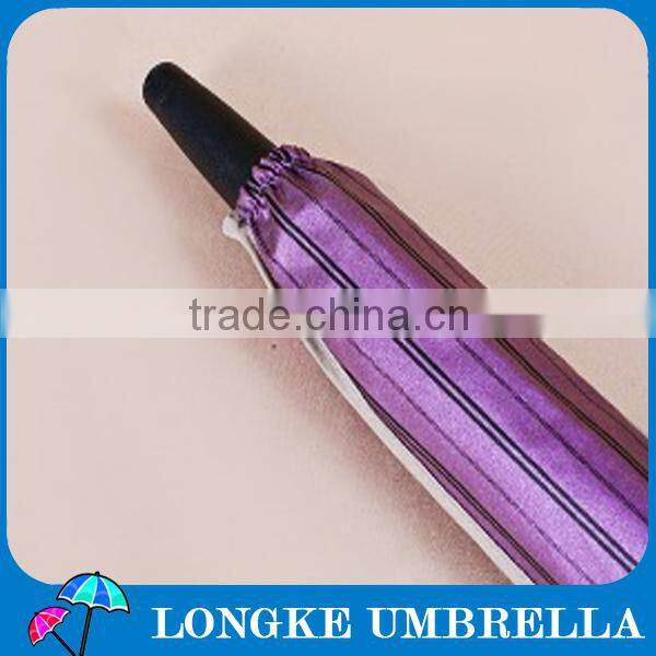 good quality different colors of stripe golf umbrella