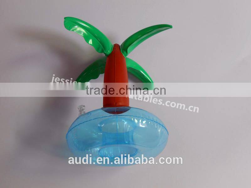 Plastic Inflatable palm tree cup holders