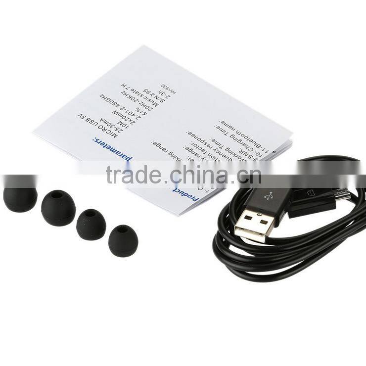 Mini lightweight Noise Canceling Wireless Stereo Sport Bluetooth Headphones