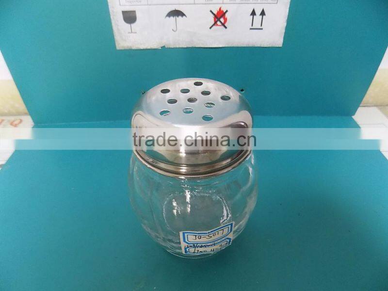 Fancy 45ml glass spice jar