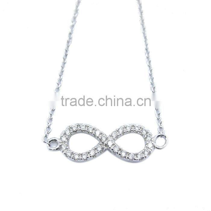 Bulk sale cheap fashion 8 charm bracelet in silver