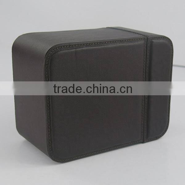 Fashion Wooden Leather Watch Box For Men