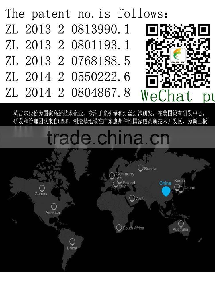 patent product!!HOT!4000K natural white color led filament 130-150lm/w high efficacy 360 degree beam angle led cob filament