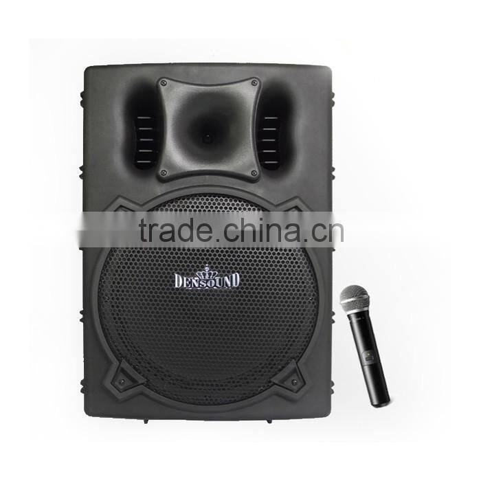 15 inch fm radio digital super bass 10 inch bluetooth wireless remote portable speaker
