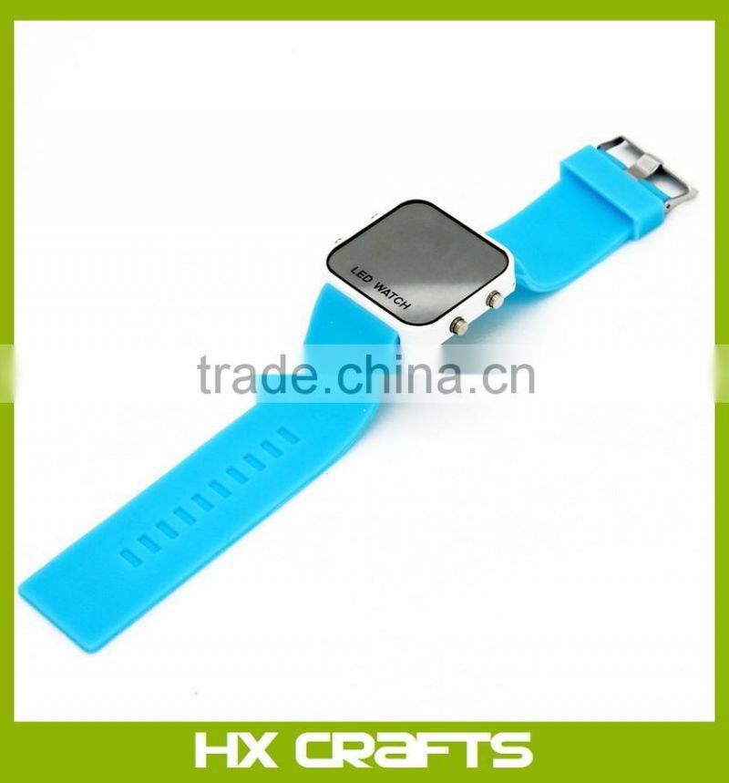 ST New arrival sport LED watches candy color silicone rubber touch screen digital watches