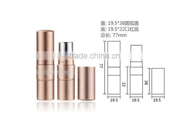 factory supplier plastic aluminum cosmetic lipstick tubes packaging