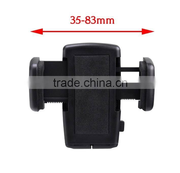 Anti-skid PU injection base one button release bracket car dashboard phone holder for mobile phone and GPS