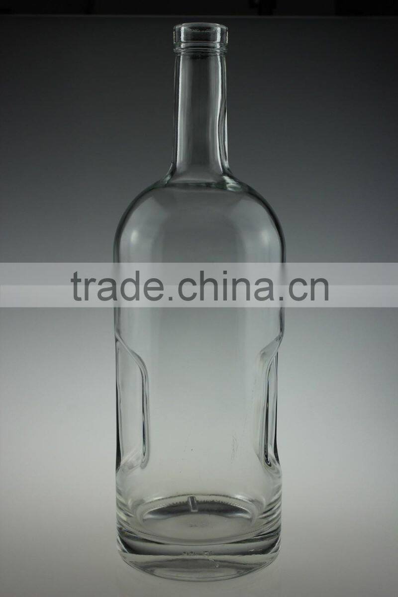1.75ML CLEAR GLASS BOTTLE FOR LIQUOR
