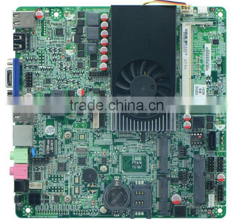 Custom motherboard Integrated Intel celeron 1037 u mini pc Industrial Motherboard