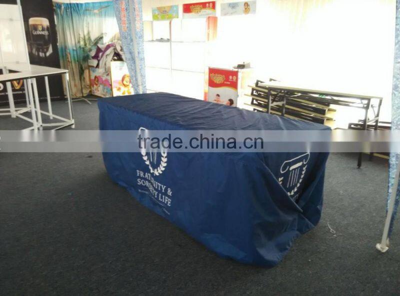Best fabric waterproof for table cloth with custom logo priniting