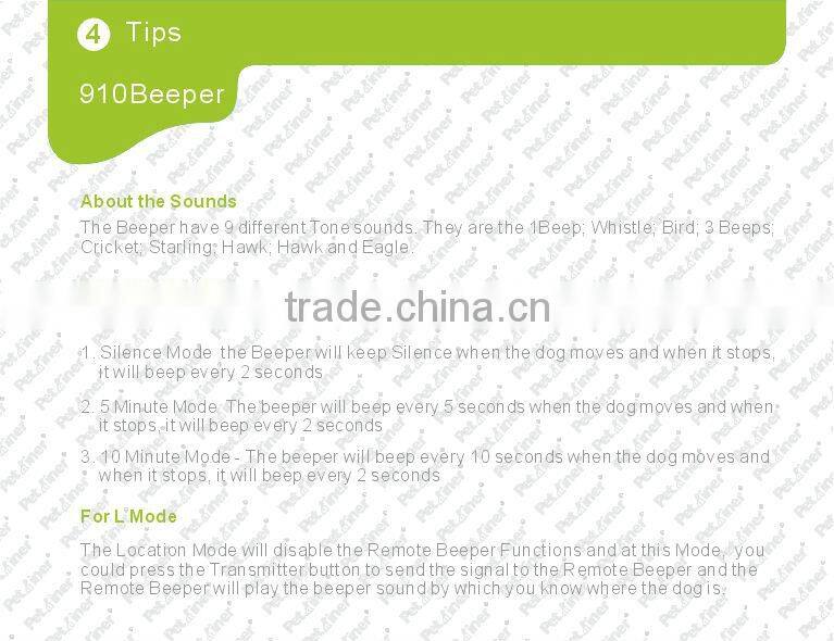 Dog Beeper Collar for Training and Hunting, Electric Dog Collar Dog Training Device