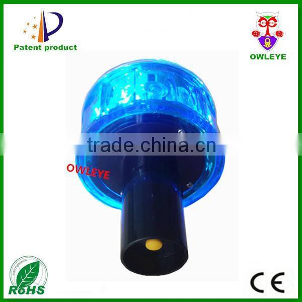 Solar airport runaway LED warning lights
