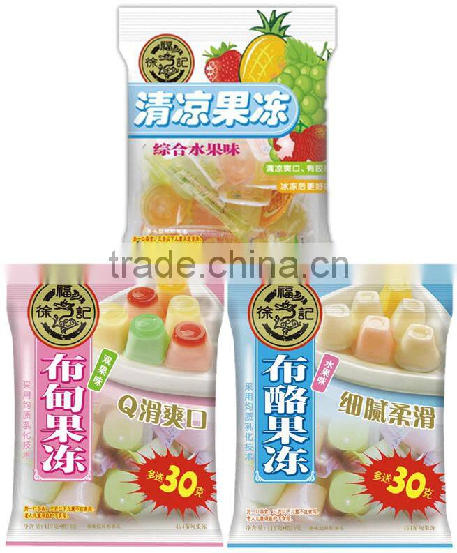HFC 440g fruit jelly cup, pudding with multiple flavour