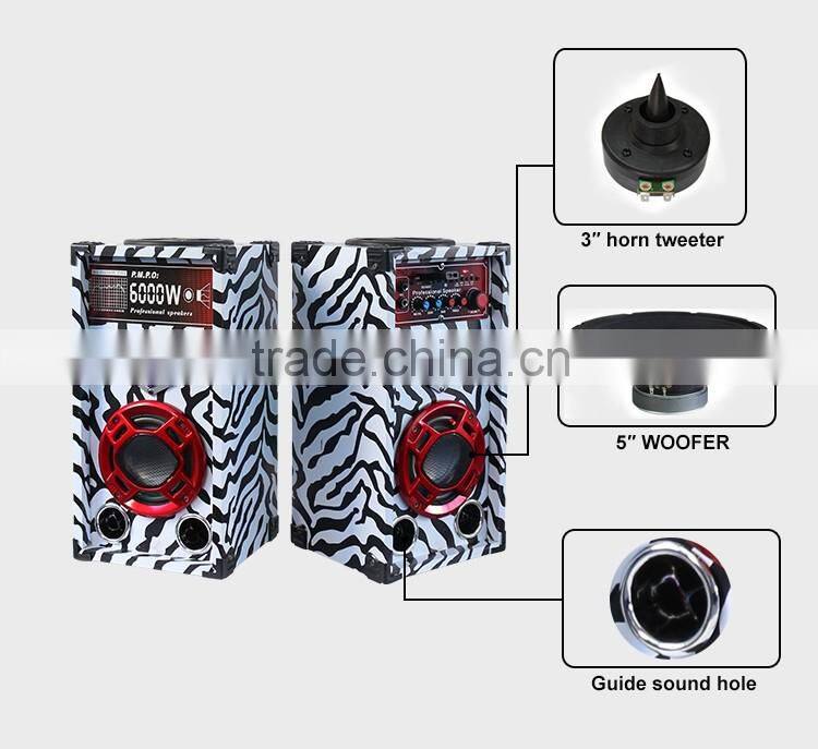 Hottest Disco Bass Speaker 6.5 inch Dance Club Speakers MP3 Player
