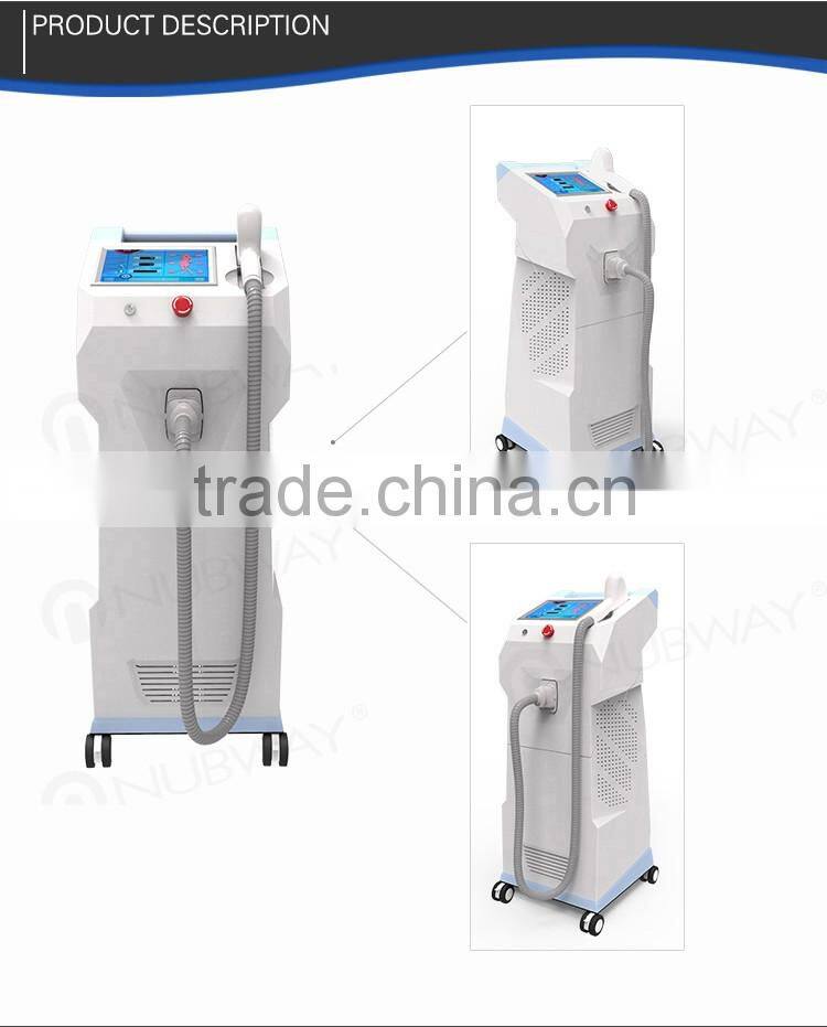 Totally painless treatment diode laser hair removal 808nm machine with 10 layer Germany DILAS laser bar