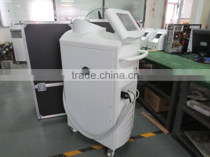 2015 QTS best Nd Yag alexandrite laser for permanent tattoo removal hair removal