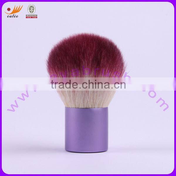 High End Goat Hair Kabuki Brush with Colorful Hair