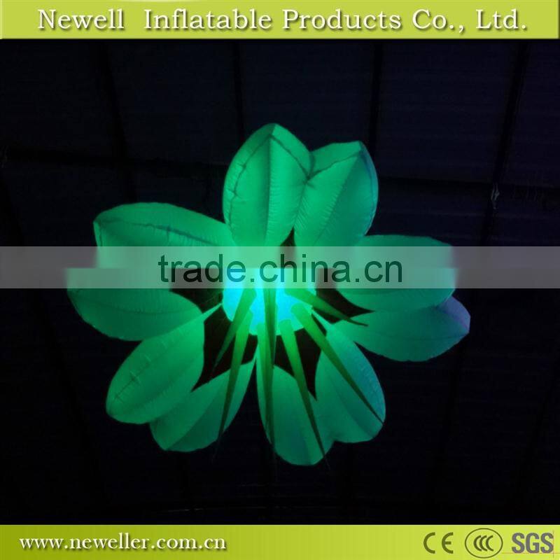 Excellent quality inflatable flower light balloon For Hotel Decoration