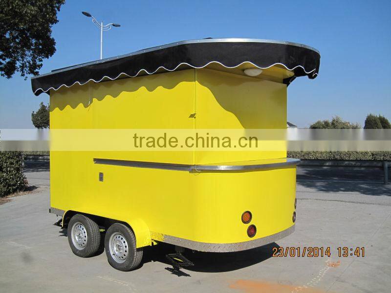 Electric mobile food trailer with wheels for sale food trailer for sale