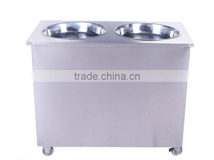 Multi-functional fry ice cream roll machine /fry ice cream roll machine for sale