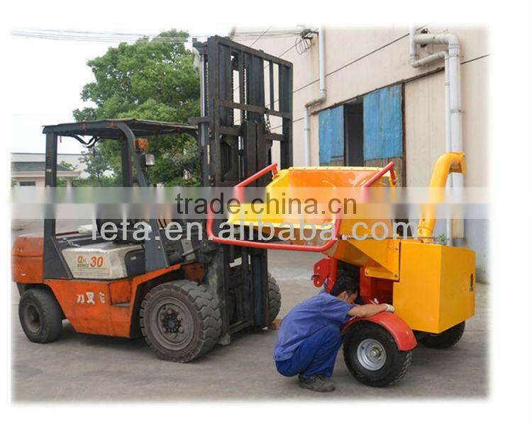 25-35hp tractor homemade trailer mounted crusher wood chipper