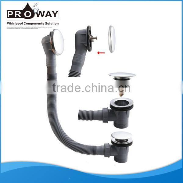 Brass Small Plug of Bathtub Push Drainer Bathtub Waste for Sanitary Drain