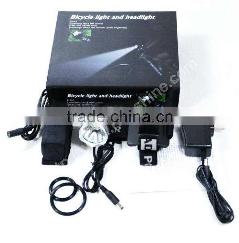 10w rechargeable led headlight ent with 900lm t6 led