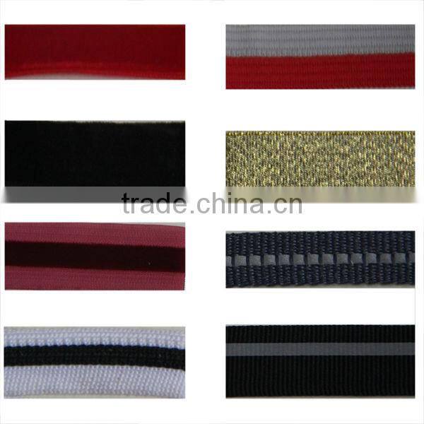 Saddle stitch grosgrain ribbon