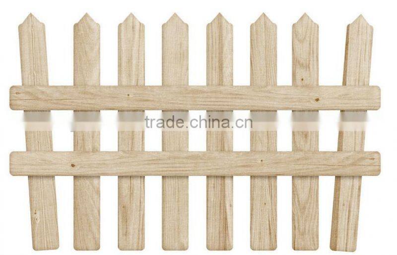Wood fence