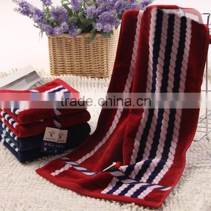 2015 wholesame fashion design china bath microfiber towels check face towels