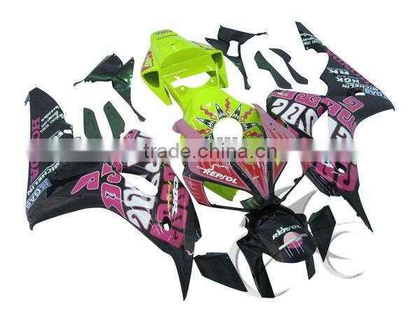 For 2006-2007 Honda CBR1000RR CBR1000 Wholesale Pink sunflower New Injection ABS Fairing Body Work