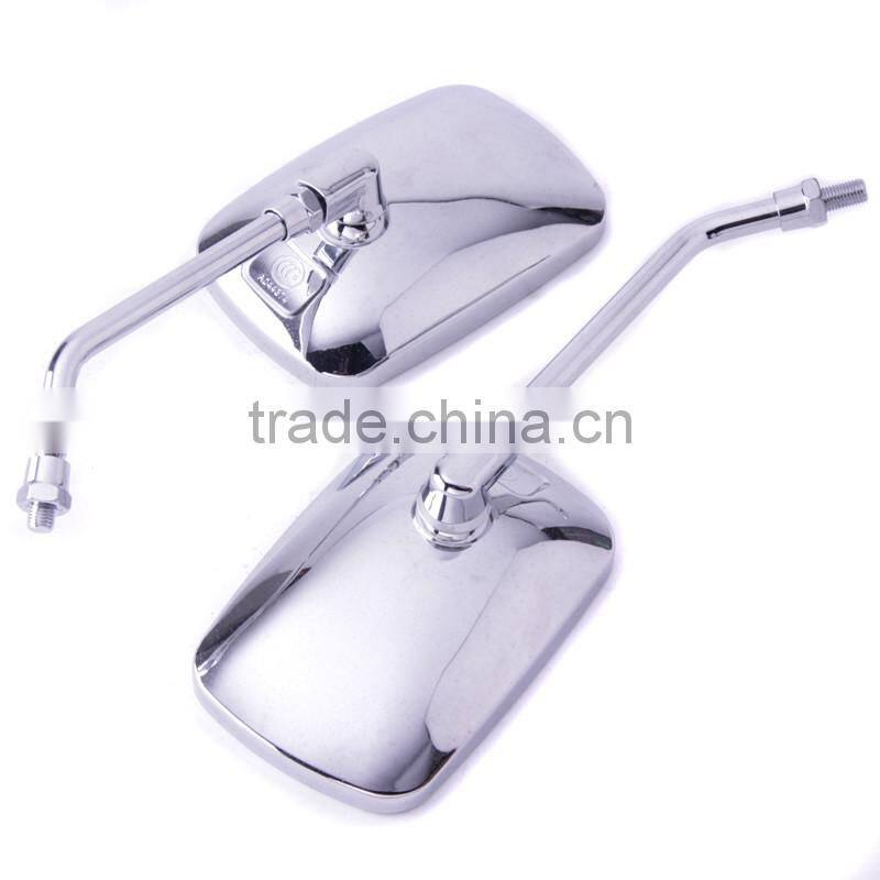 Rectangle Side Rear View Mirrors For YAMAHA XV1100 XVS1300 400 DS400 XV1900 1700