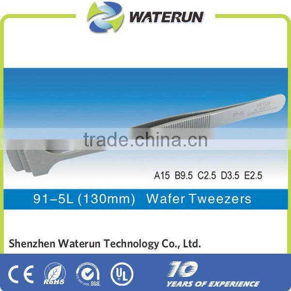 Vetus 91-5L/90-5T Wafer Tweezers, 302 Stainless Steel Tweezers,Wafer special forceps