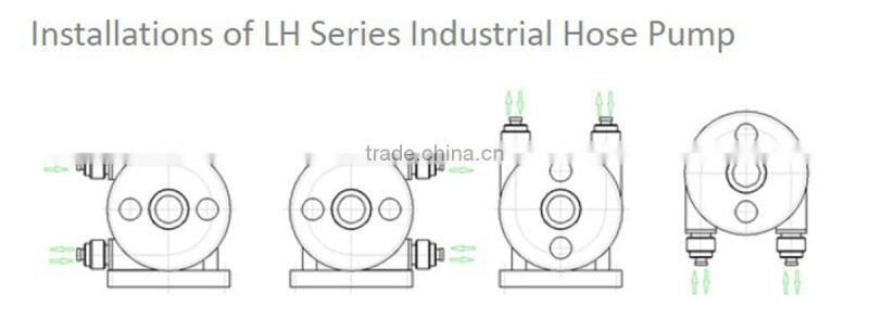 OEM supplier filter press suitable water treatment peristaltic squeeze rubber hose pump
